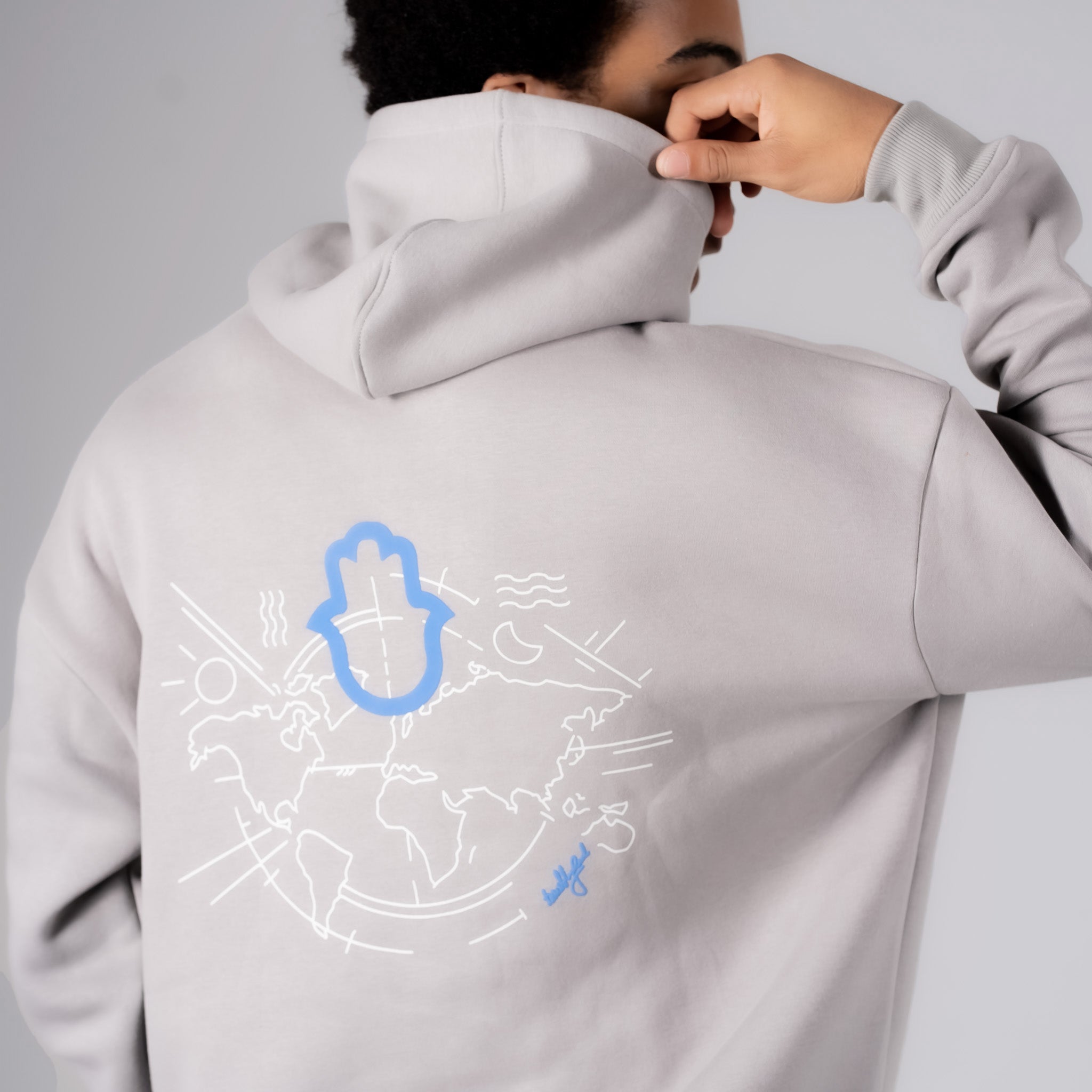 HAMSA HAND Oversized Hoodie