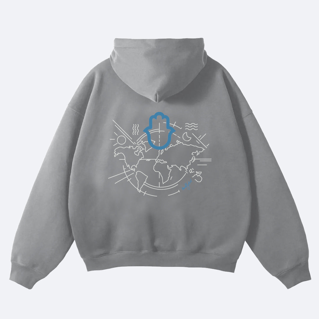 HAMSA HAND Oversized Hoodie