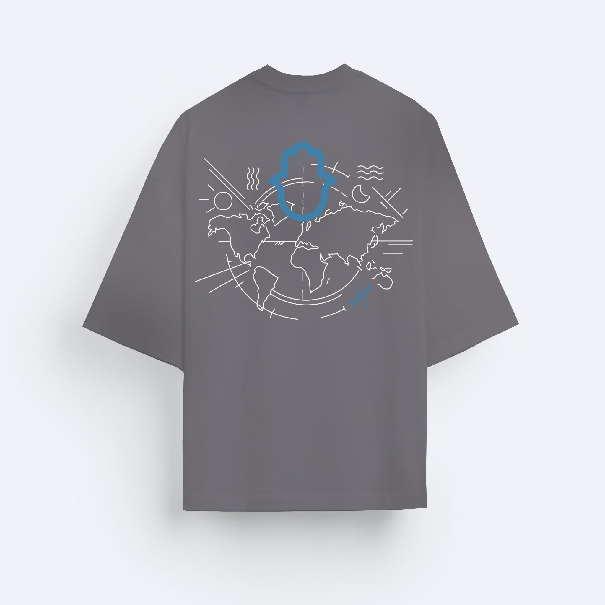 HAMSA HAND Oversized T-Shirt