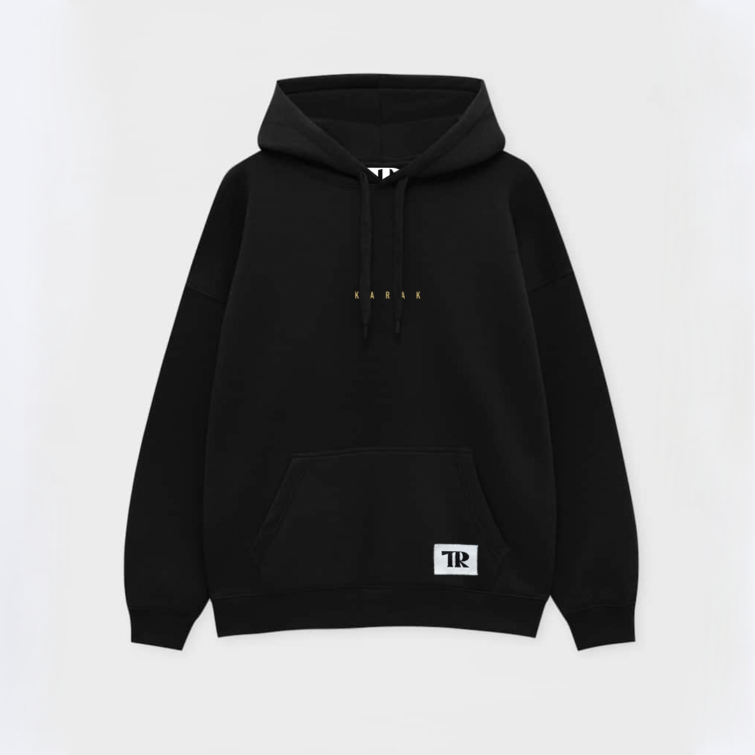 KARAK Oversized Hoodie | Premium Cotton | Black