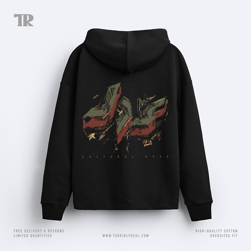 KARAK Oversized Hoodie | Premium Cotton | Black