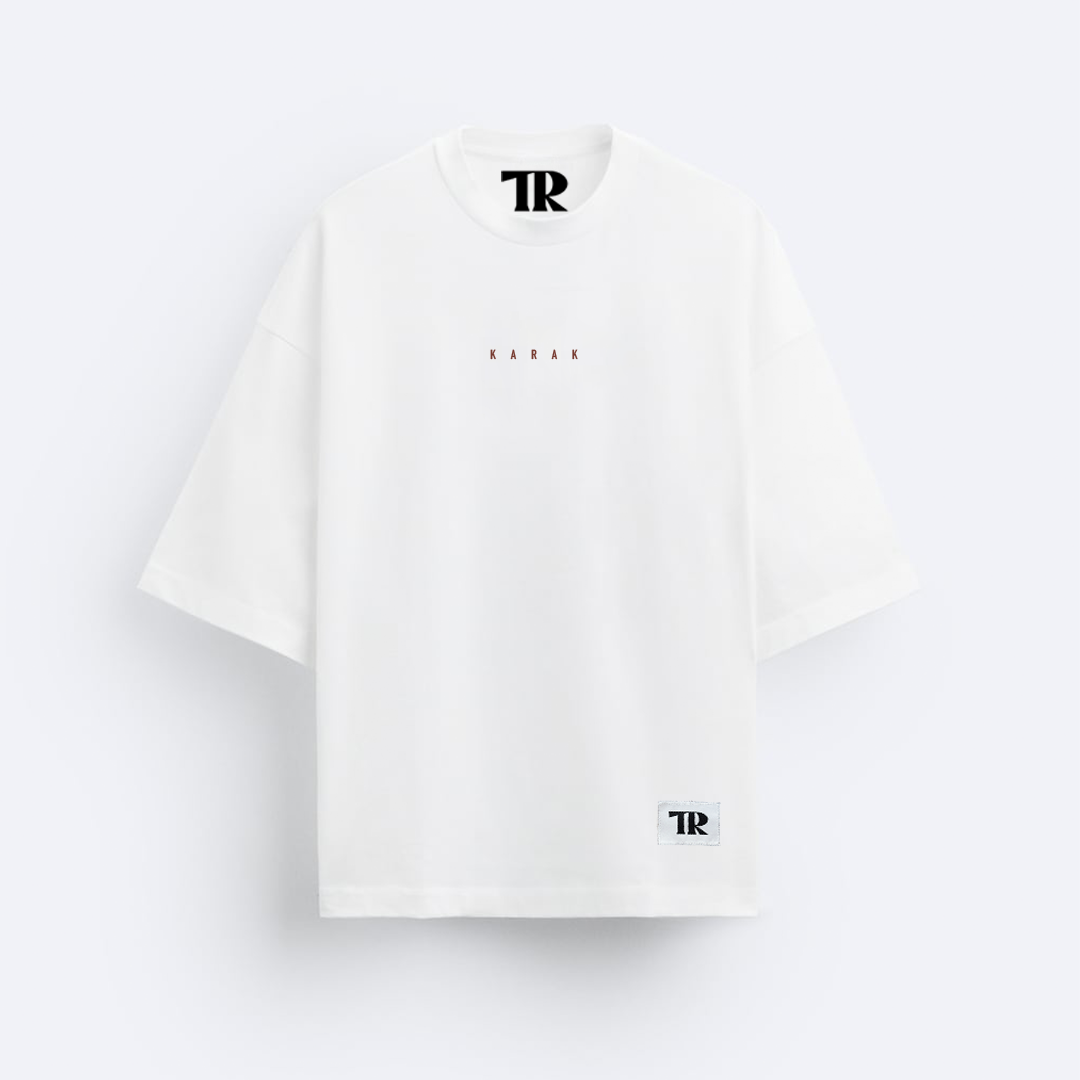 KARAK Oversized T-Shirt | Premium Cotton | White