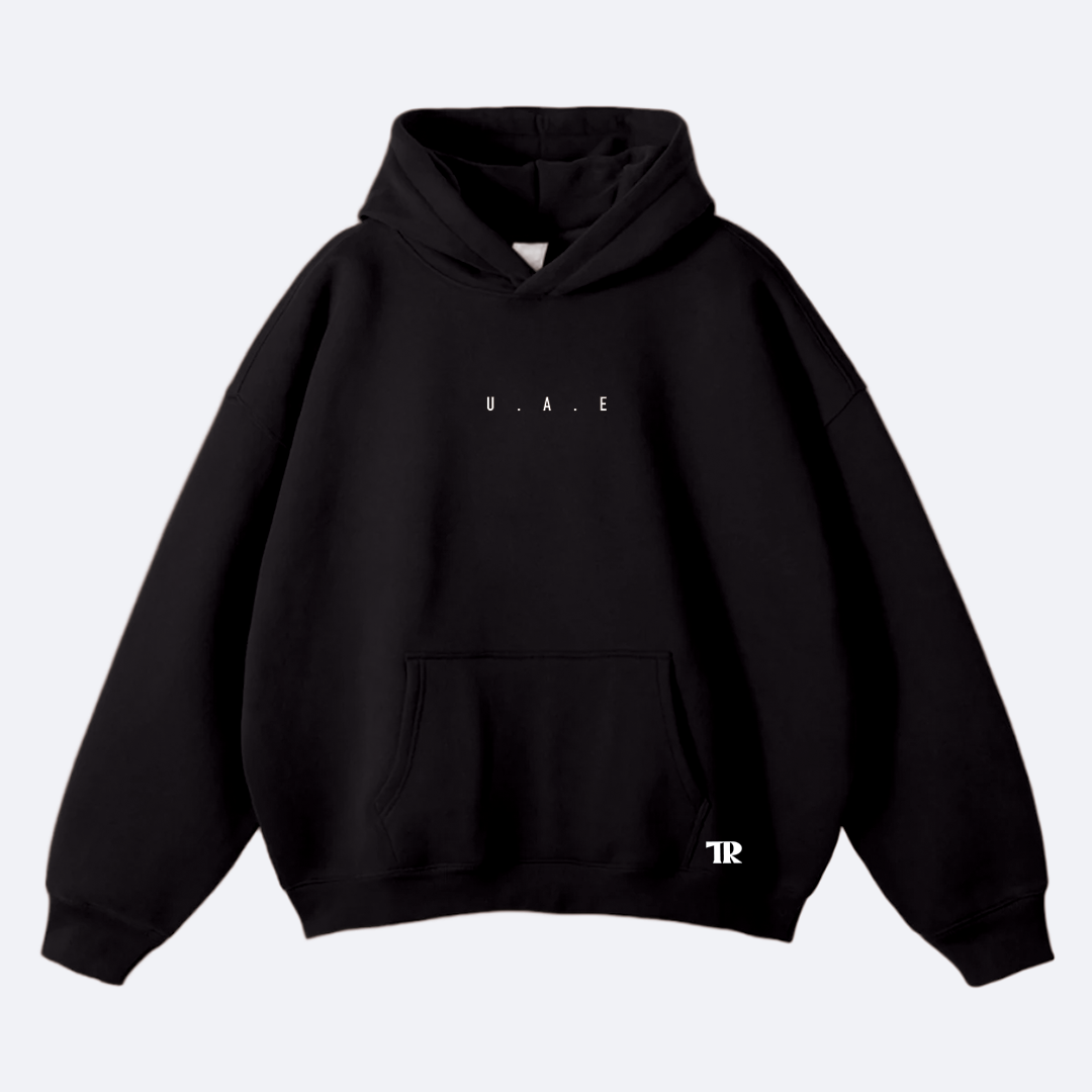 UAE Oversized Hoodie Black