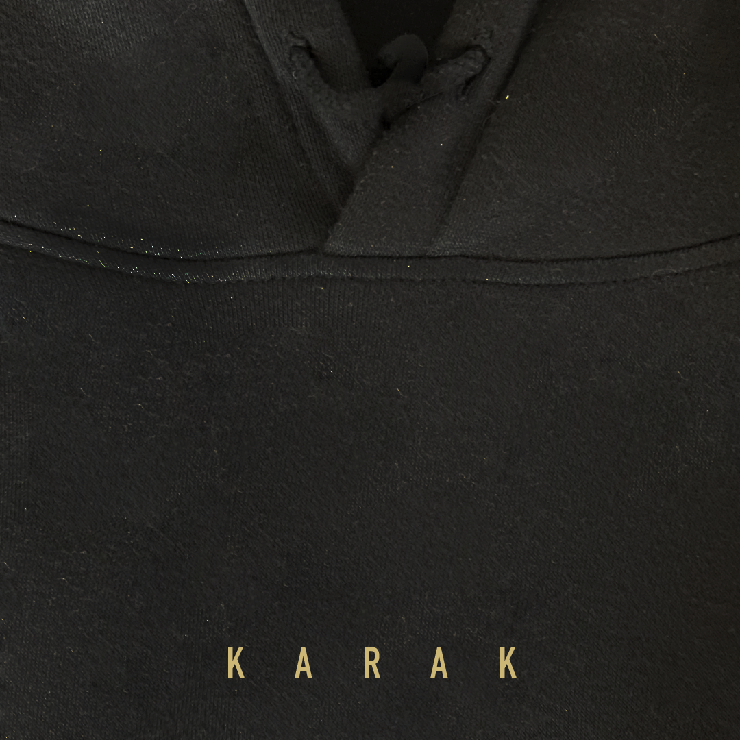 KARAK Oversized Hoodie | Premium Cotton | Black