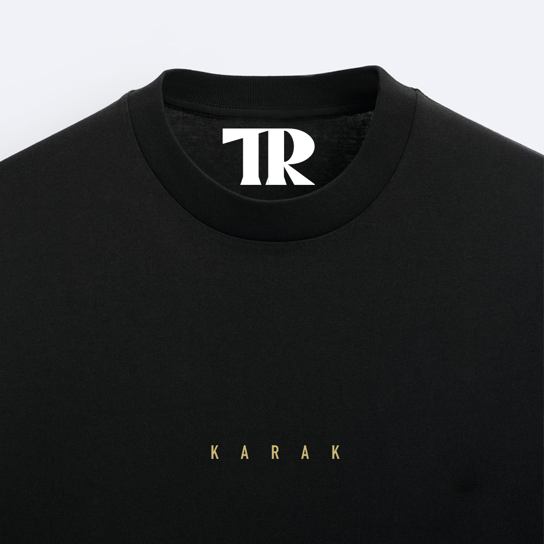 KARAK Oversized T-Shirt | Premium Cotton | Black