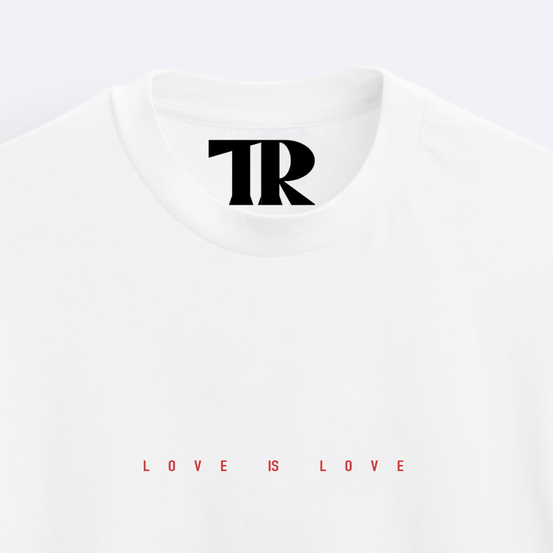 LOVE Oversized T-Shirt | Premium Cotton | White